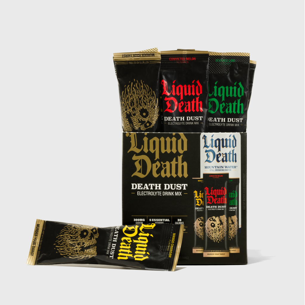 Liquid Death, Secondary Packaging